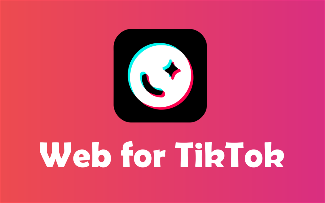 Chrome Extension: Web for Tiktok 💎🎧👑