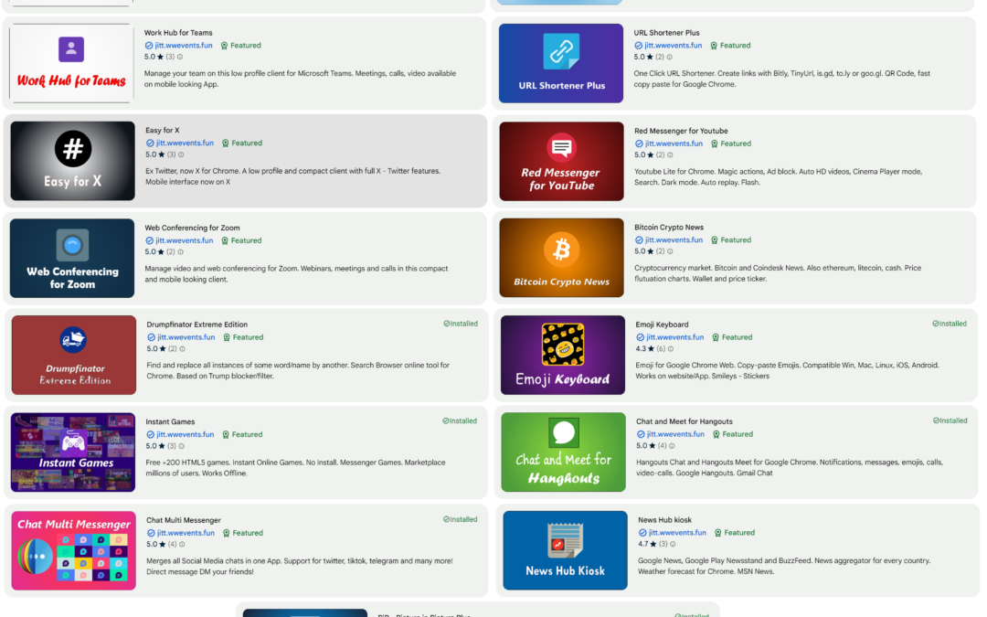 ๐ Exciting News! ๐ We now have 15 featured extensions on the Google Chrome Web Store! ๐