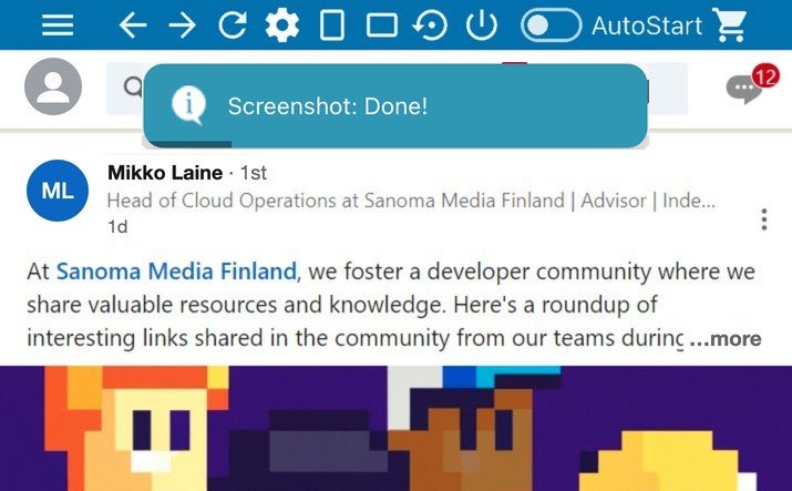 Social Link for LinkedIn: Window Screenshot