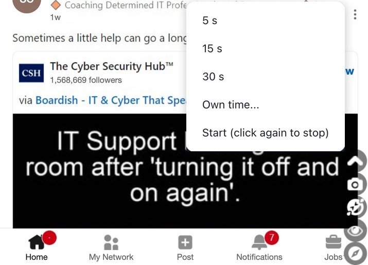 Social Link for LinkedIn: Video of the Window