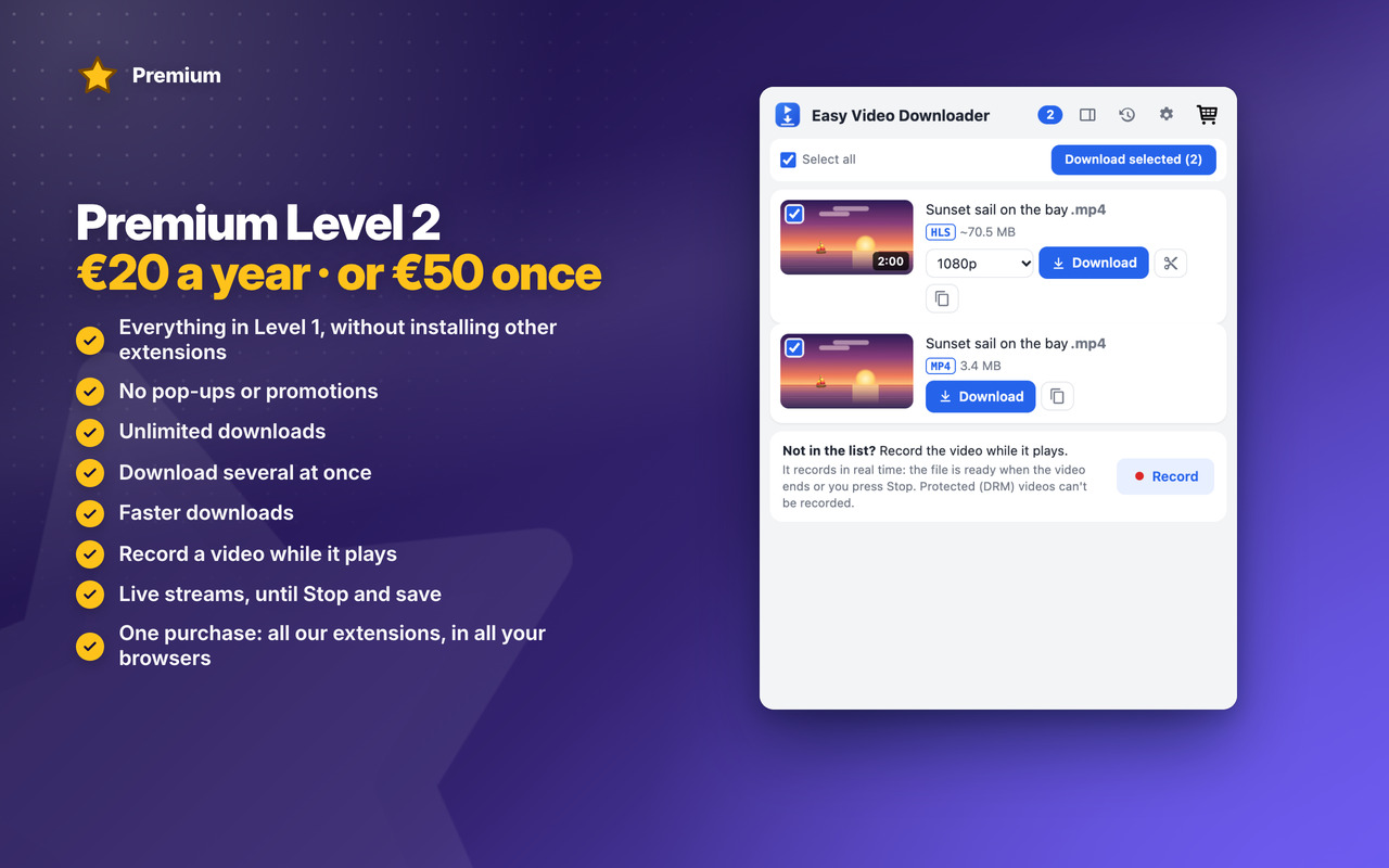 easy-video-downloader-level2 Easy Video Downloader: Premium Level 2