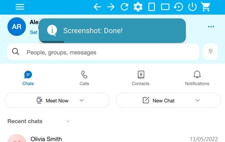 White Messenger for Teams: Window Screenshot