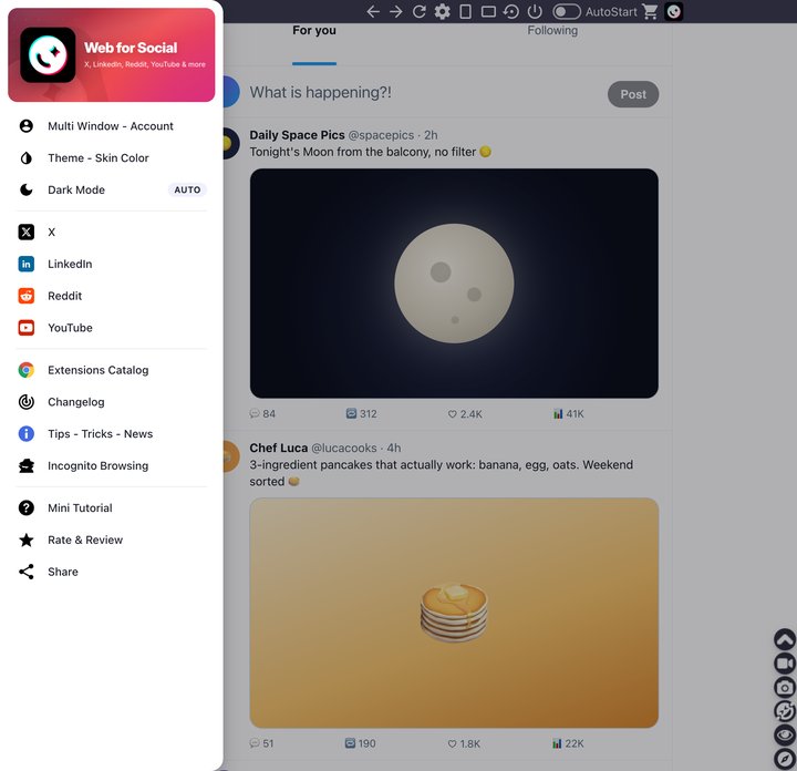 Web for Social: Minimalistic Design