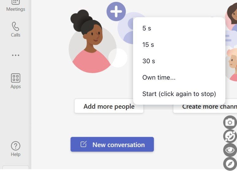 Work Hub for Teams: Video of the Window