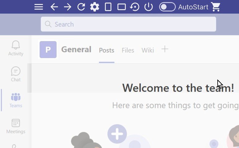 Work Hub for Teams: Incognito mode